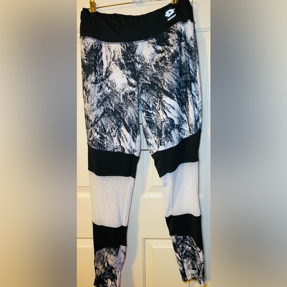 Lotto women’s leggings compression mesh workout XL‎ athletic pants